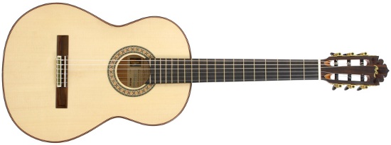 Gitara Rodriguez wykonana z litego drewna