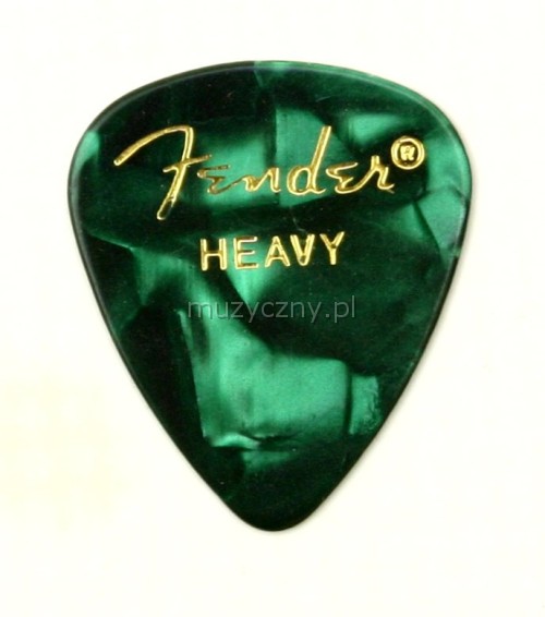 Fender Green Moto heavy kostka gitarowa Fender Green Moto heavy kostka gitarowa