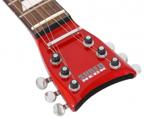 Shredneck The Ultimate Practice gryf do �wicze� i rozgrzewek, Red Metal Flake
