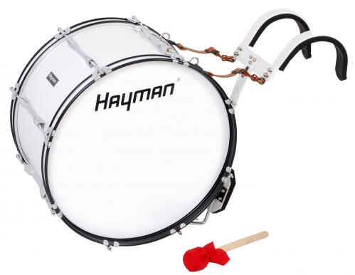 Hayman MDR-2212 bęben basowy marszowy 22x12″ z nosidłem Hayman MDR-2212 bęben basowy marszowy 22x12