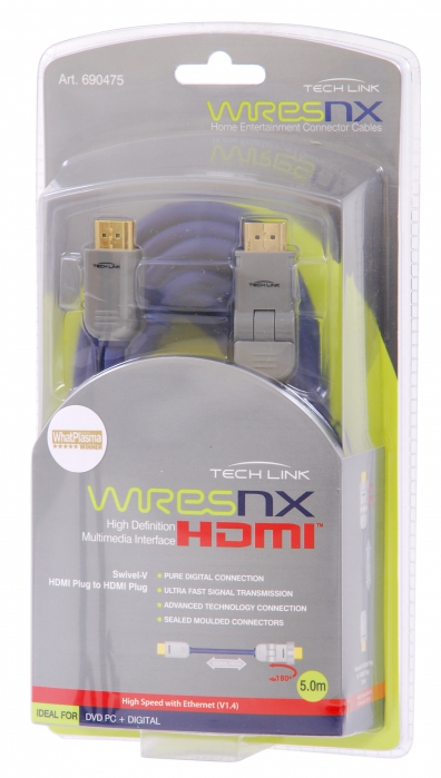 Techlink 690475 kabel HDMI - HDMI V 1.4 długość 5 m