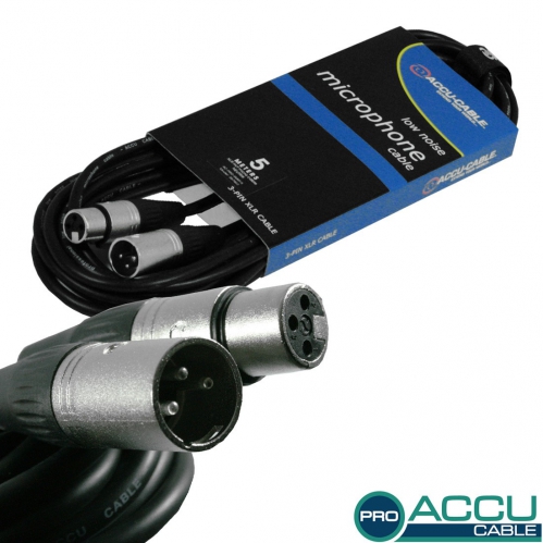 Accu Cable Pro przew�d mikrofonowy XLR - XLR 5m