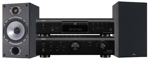 Denon PMA-510 + DCD-510 + Monitor Audio M2 zestaw stereo 3 lata Gw. PL, kolor czarny