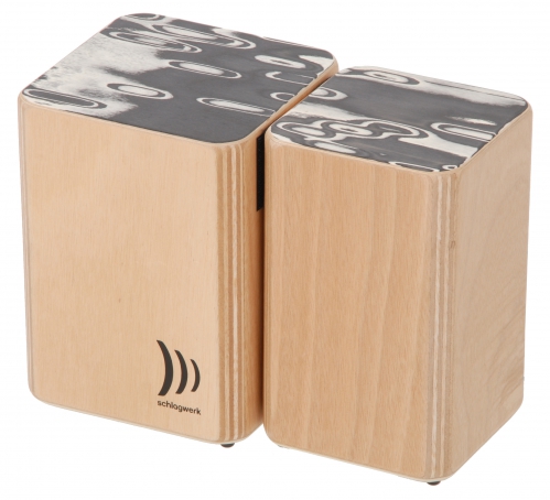 Schlagwerk Percussion WBS-200 Wooden Bongos instrument perkusyjny