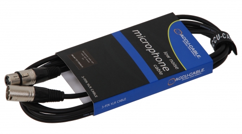 Accu-Cable-AC-XMXF-3-przewod-mikrofonowy-XLR-XLR-3m Accu Cable AC XMXF 3 przewód mikrofonowy XLR - XLR 3m