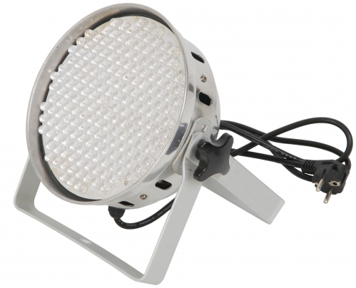 Flash PAR 64 LED 186x RGBW reflektor srebrny