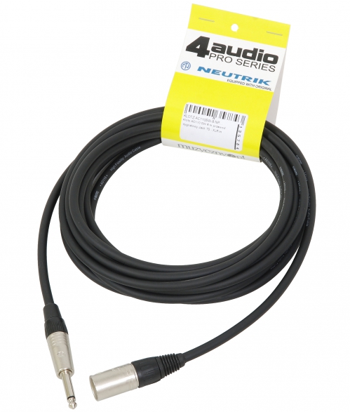 Klotz AC110 SW 6 m przew�d sygna�owy Jack TS - XLR m�ski