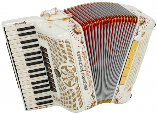 Fantini Cassotto CP/27/KK 34/80/IV/9/5 akordeon - ″na zamwienie″ (zdobienie typu Classique, rcznie wykonywane stroiki)