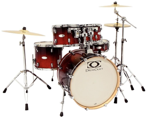 DrumCraft 4-22 Fusion CRF zestaw perkusyjny (Cherry Fade)