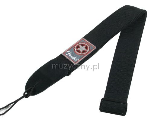 Fender Badge Black pasek gitarowy