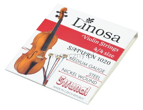 Strunal Linosa Saturn 1020 komplet strun do skrzypiec 4/4 Strunal Linosa Saturn 1020 komplet strun do skrzypiec 4/4