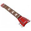 Shredneck The Ultimate Practice gryf do �wicze� i rozgrzewek, Red Metal Flake