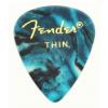 Fender Premium Celluloid thin turquoise kostka Fender Premium Celluloid thin turquoise kostka