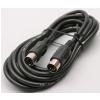 Monacor MIDI-302/SW kabel MIDI 3m, czarny Monacor MIDI-302/SW kabel MIDI 3m, czarny