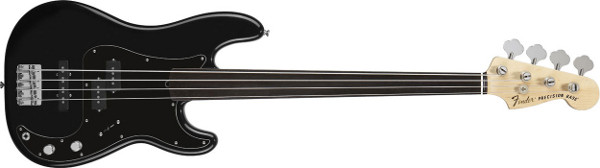 Bezprogowy Fender Precision z hebanową podstrunnicą