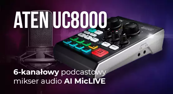 Mikser podcastowy UC8000 AI MicLIVE