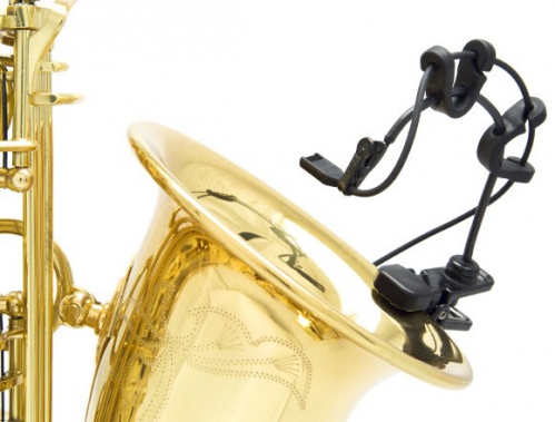 Countryman I2CS10XLR-SKIT mikrofon miniaturowy do instrumentw dtych, saksofon i trbka, w zestawie uchwyt, charakterystyka kardioidalna, zcze XLR