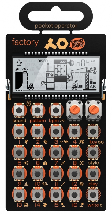 Teenage Engineering Pocket Operator PO-16 factory syntezator brzemie lead/melodii i sekwencer