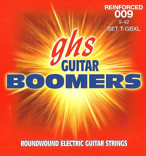 GHS Reinforced Guitar Boomers struny do gitary elektrycznej, Extra Light, .009-.042