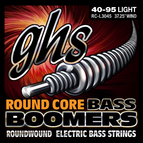 GHS Round Core Bass Boomers struny do gitary basowej, 4-str. Heavy, .040-.095