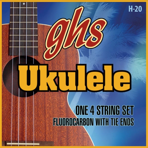 GHS Ukulele Fluorocarbon Tie Ends struny do ukulele, Soprano/Concert