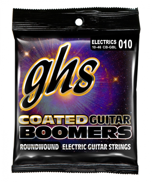 GHS Coated Boomers struny do gitary elektrycznej, Light, .010-.046