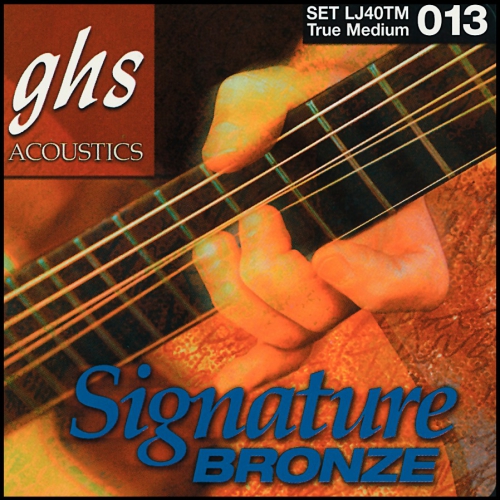 GHS Laurence Juber Signature Bronze struny do gitary akustycznej, True Medium, .013-.056