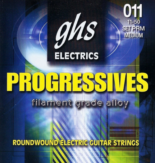 GHS PROGRESSIVES struny do gitary elektrycznej, Medium, .011-.050