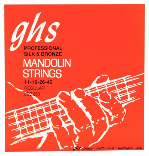 GHS Professional struny do mandoliny, Loop End, Silk and Bronze, Regular, .011-.040
