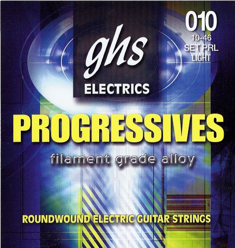 GHS PROGRESSIVES struny do gitary elektrycznej, Light, .010-.046