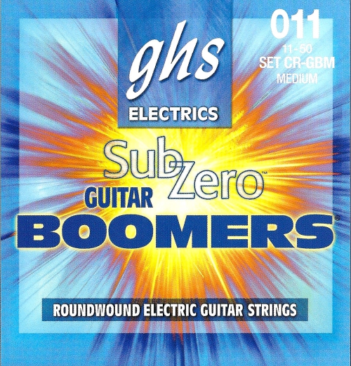 GHS Sub Zero Boomers struny do gitary elektrycznej, Medium, .011-.050