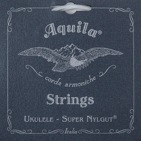 Aquila Super Nylgut struny do ukulele, GCEA Concert, wound low-G