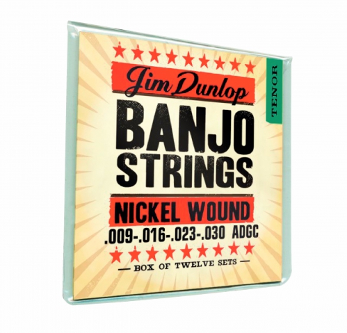 Dunlop Banjo Nickel Strings Tenor 4 Strings struny do banjo 9-30