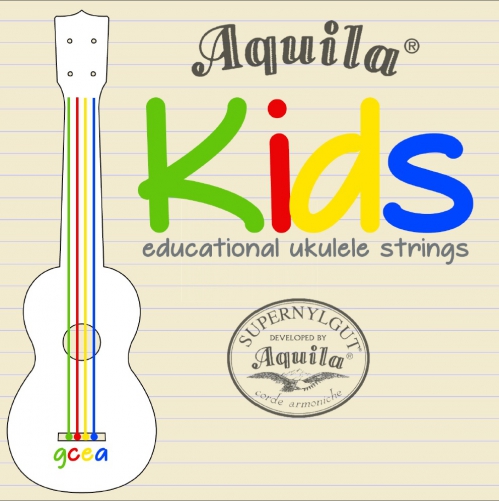 Aquila 138U Kids kolorowe struny do ukulele