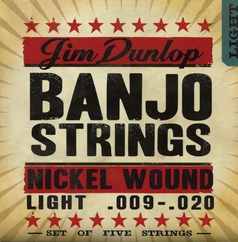 Dunlop Banjo Nickel Strings Light 5 strings struny do banjo 9-20