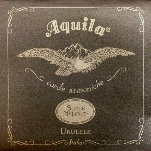 Aquila Super Nylgut struny do ukulele, GCEA Soprano, wound low-G