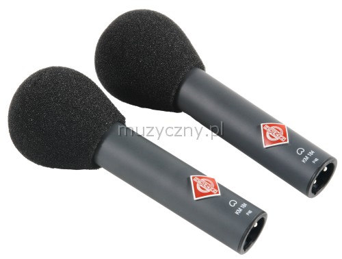 Neumann KM 184 mt Stereo Set para mikrofonw pojemnociowych, drewniane opakowanie, kolor czarny