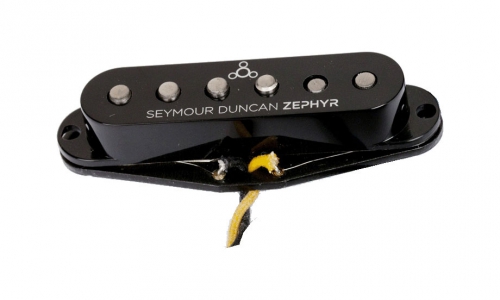 Seymour Duncan ZSL 1B Zephyr Strat, przetwornik do gitary typu Strat do montau przy mostku, obudowa czarna