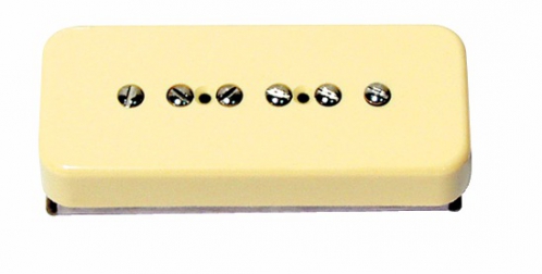 Seymour Duncan SP90 3N CRE Custom P90 Soapbar, przetwornik do gitary elektrycznej do montau przy gryfie, kremowy