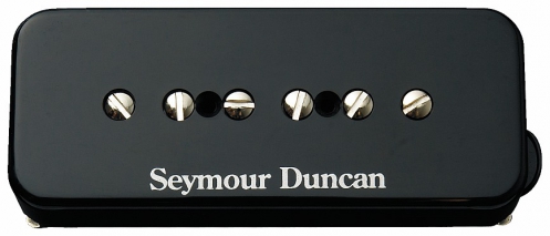 Seymour Duncan SP90 1N BLK Vintage P90 Soapbar, przetwornik do gitary elektrycznej do montau przy gryfie, czarny