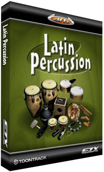 Toontrack EZX Latin Percussion biblioteka brzmie [EZdrummer, Superior Drummer], instrumenty perkusyjne z  DFH Superior, szeroka paleta brzmie i podziaw rytmicznych