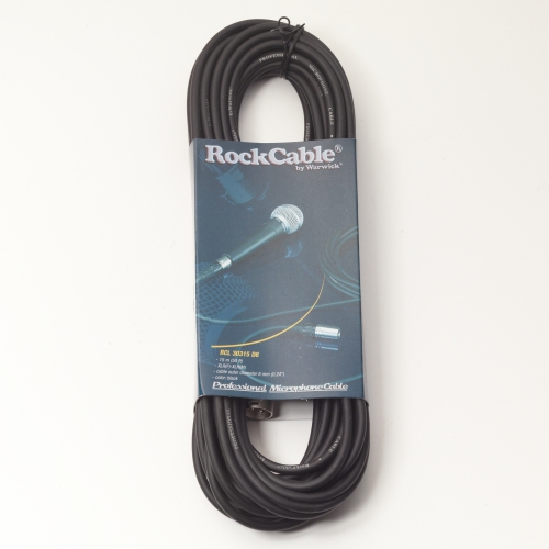 RockCable przewd mikrofonowy  - XLR (male) / XLR (female) - 15 m / 49.2 ft.