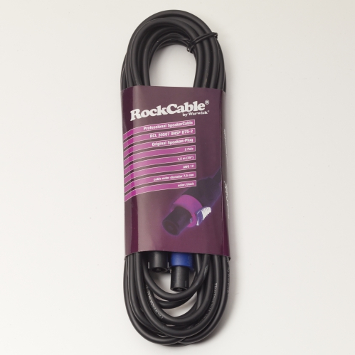 RockCable przewd gonikowy - SpeakON plugs, 2 Pole - 7,5 m / 24,6 ft.