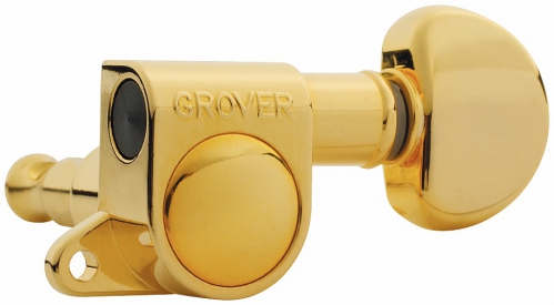 Grover Mini Rotomatics Guitar Machine Heads, Gold / 6-in-Line klucze gitarowe