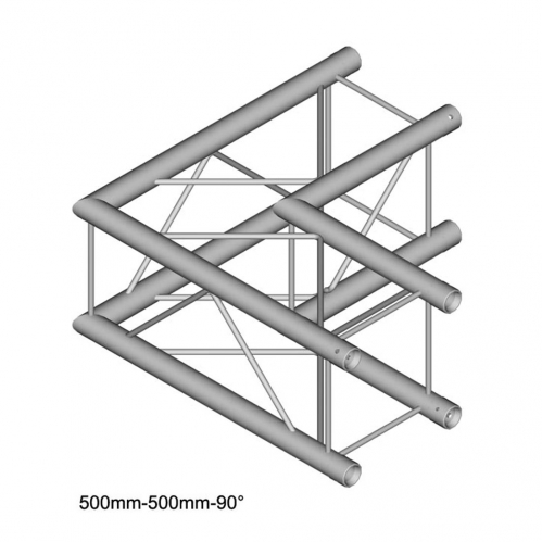 DuraTruss DT 24-C21-L90 corner element konstrukcji aluminiowej naronik 90 st. 50cm