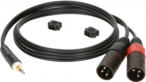 Klotz AY9 0300 kabel mini TRS / 2xXLRm 3m