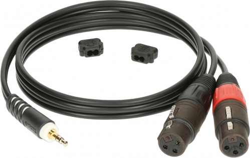 Klotz AY8 0300 kabel mini TRS / 2xXLRf 3m