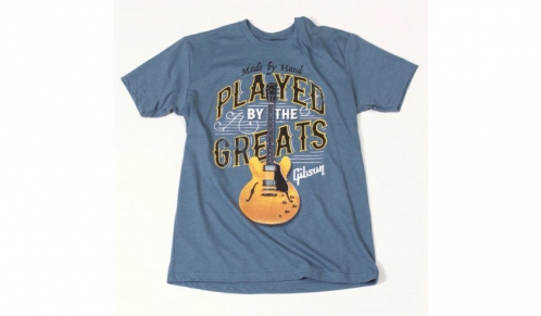 Gibson Played By The Greats T Indigo Small koszulka