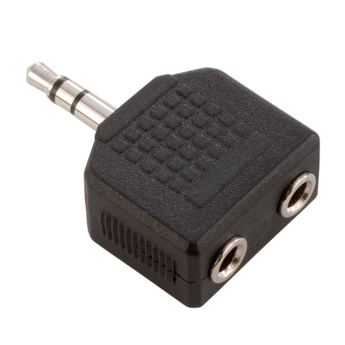 Adam Hall Connectors 7556 - Adapter typu Y 2 x jack stereo 3,5 mm eski na jack stereo 3,5 mm mski