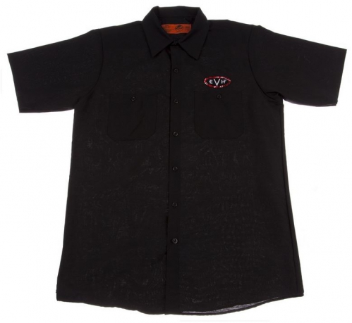 EVH Woven Shirt, Black, M koszulka